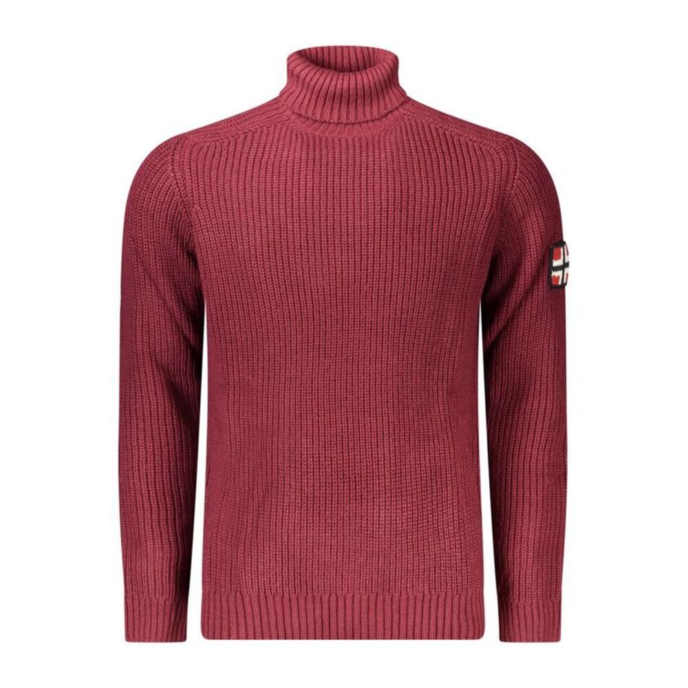 Norway 1963 Red Wool Men's Turtleneck